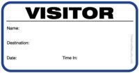 Visitor Sign-In Book Style 701