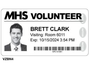 Standard Visitor Badges