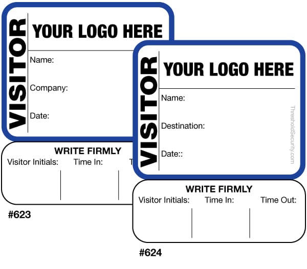 Custom Extra Small Sign-Out Badges - Style 624/623 (240 badges)