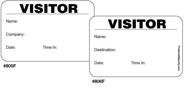 Stock Small FULL-Expiring Badges - Style 806F/805F