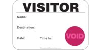 Visitor Sign-In Book Style 806D