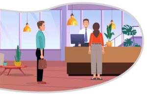 visitor check-in, visitor passes for workplaces, stand alone visitor management system