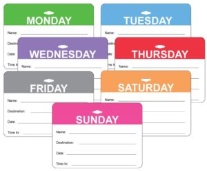Day of the Week Badges - Full Week Package