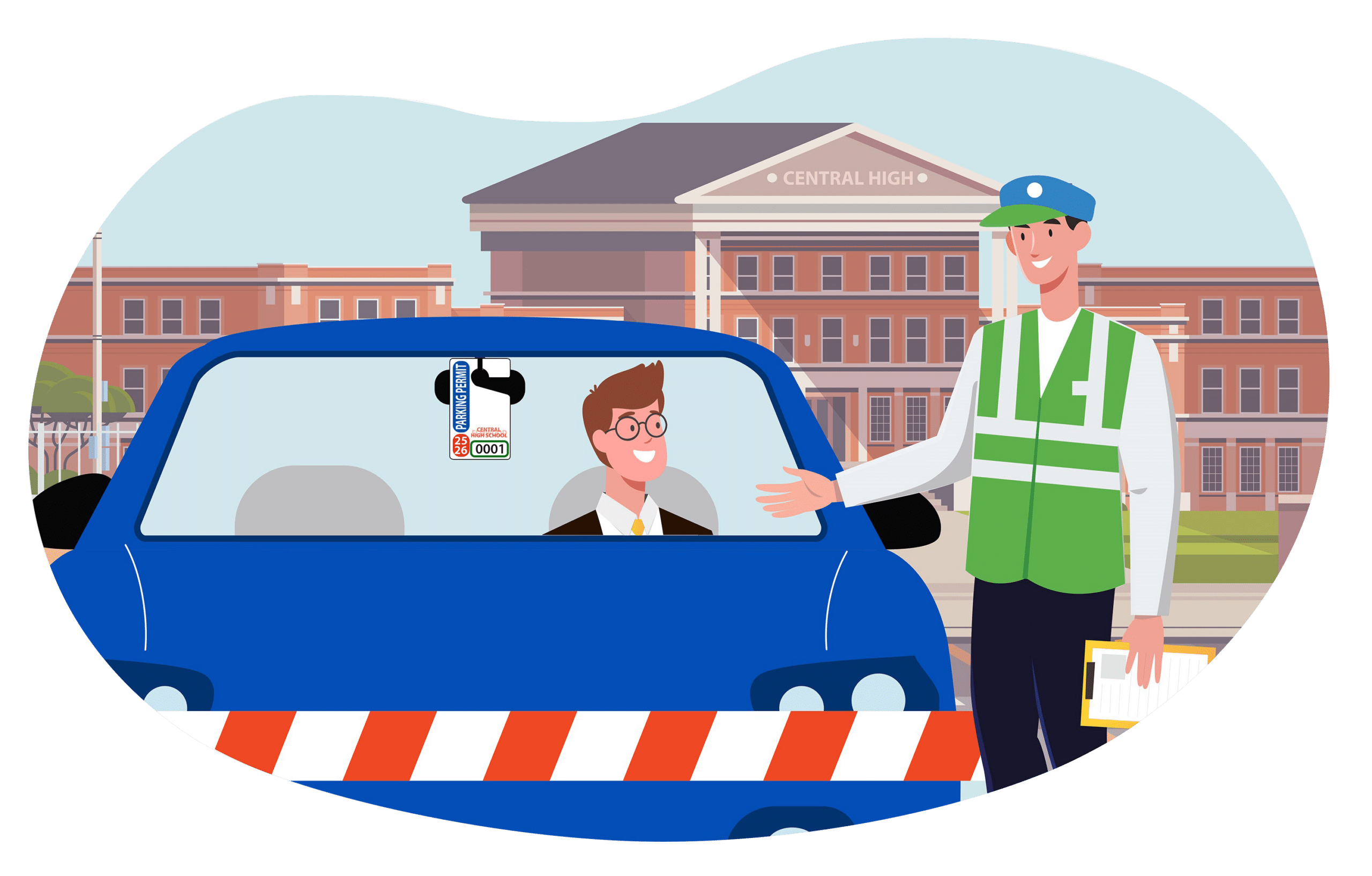 Parking Hang Tags and Decals