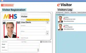 Flag Alerts for eVisitor Software for Visitor Management