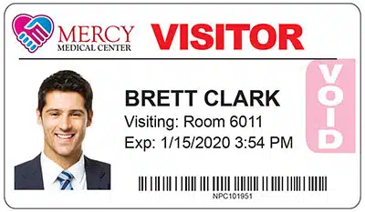 expired visitor badge