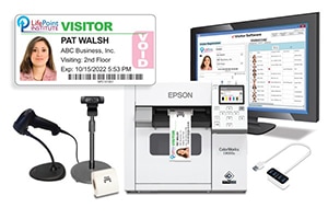 eVisitor Turbo Color Package with Epson Printer