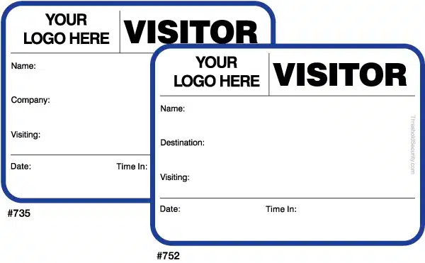 Non-Expiring Visitor Badge Sign-In Books