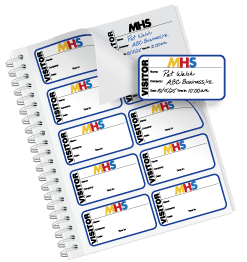 Visitor Badge Sign-In Book