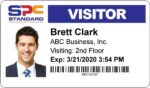 Visitor Badges for Inkjet Printers