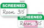 Expiring Screened Sticker