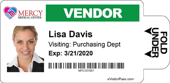 Vendor Badge - green 