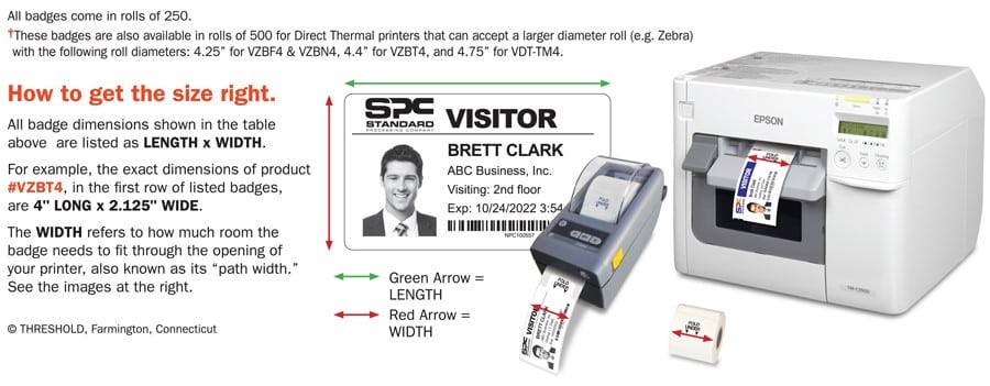 Badge-Printer Compatibility Chart