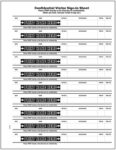 Stock - Confidential Visitor Sign-In Books for Healthcare