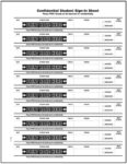 Stock - Confidential Student Sign-In Books