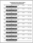 Stock - Confidential Visitor Sign-In Books for Schools