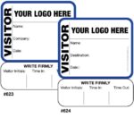 Custom Extra Small Sign-Out Badges - Style 624/623 (240 badges)
