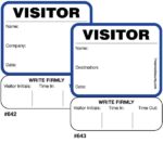 Stock Extra Small Sign-Out Badges - Style 643/642 (240 badges)