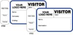 Custom Side Sign-Out Badges - Style 763/762 (500 badges)