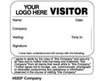 Visitor Agreement FULL-Expiring Badges - Style 820F