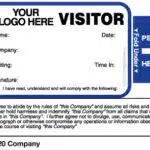 Visitor Agreement TAB-Expiring Badges - Style 820