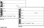 Tardy Slip Combo Pack: Styles #901-SK and #902-SK