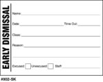 Tardy Slip Style #902-SK