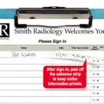 Patient Sign-In Log