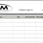 Custom Patient Sign-in Log - WITHOUT duplicate record