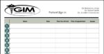 Custom Patient Sign-in Log - WITHOUT duplicate record