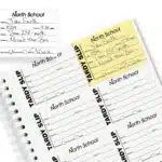 Tardy Slip Book