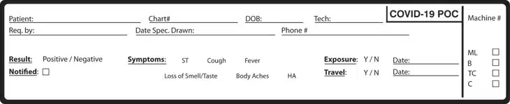 218 COVID-19 Point of Care Report