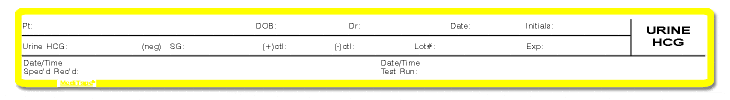 421 Urinalysis Report