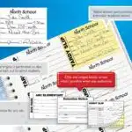 Tardy Slip Books / Early Dismissal Slip Books