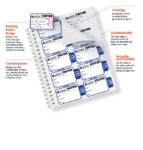 TAB-Expiring Visitor Badge Sign-In Book for Schools