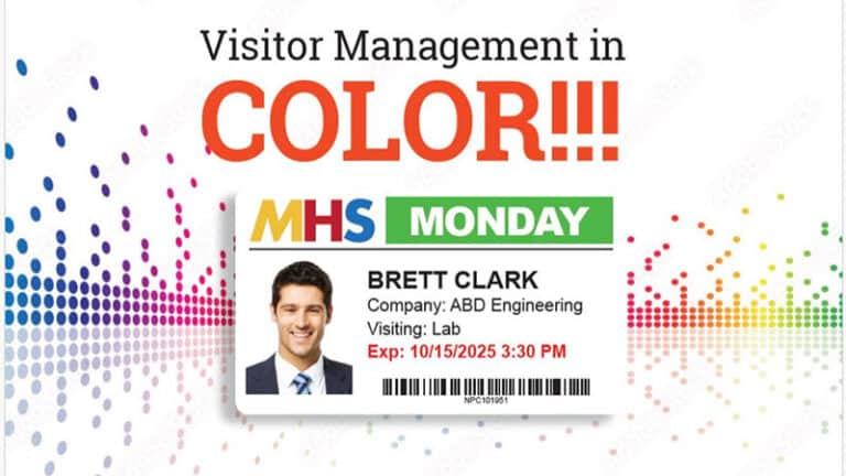 How Color-Coded Badges Enhance Visitor Management - Threshold Security