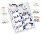 TAB-Expiring Visitor Badge Sign-In Book for Corporations