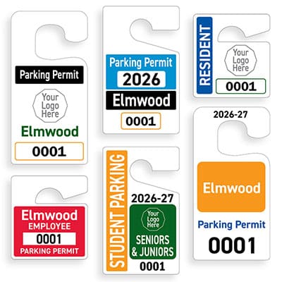 Parking Hang Tags