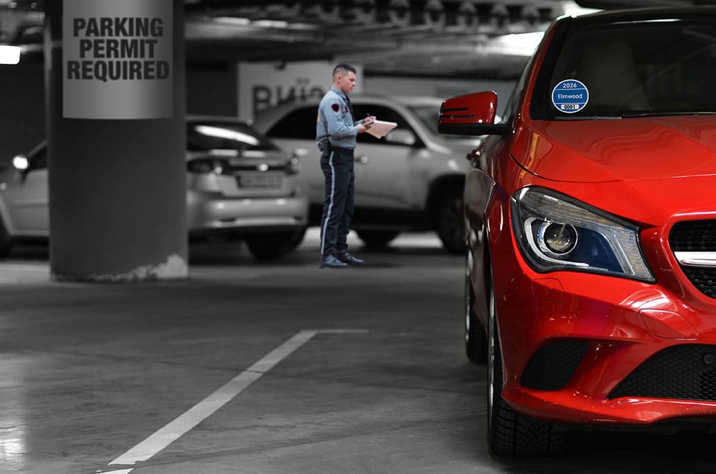 Parking Decal for parking documentation