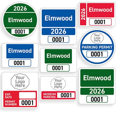 Parking Decals for parking documentation