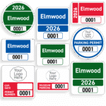 parking decals, parking decal, parking sticker, parking permits stickers, parking sticker for car, parking stickers for car windows