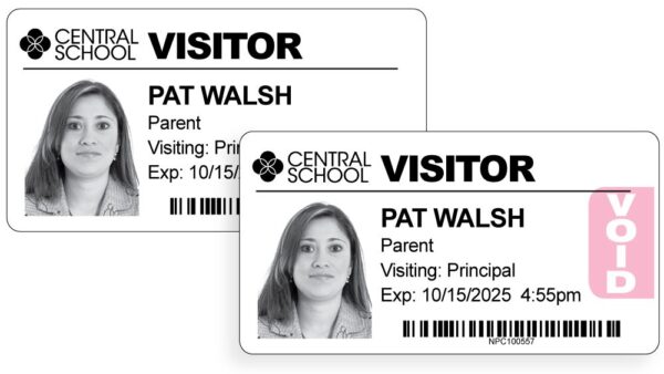 School Visitor Badge