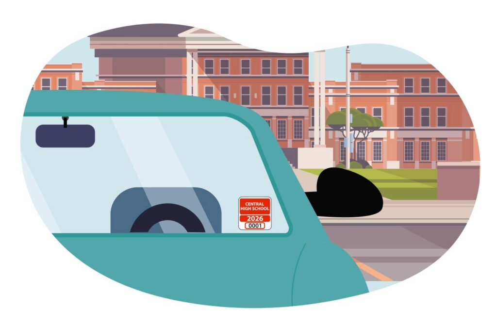 Parking Decals for parking documentation